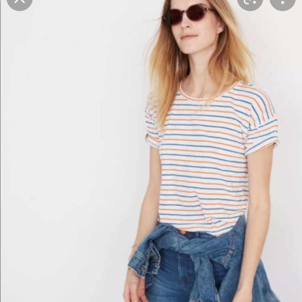 Madewell Whisper T-shirt in Brion Stripe